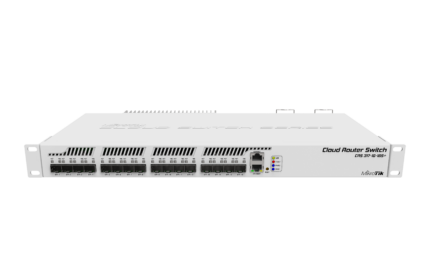 Превключвател за управление 16 x SFP+ 10Gbps, 1 x Gigabit - Mikrotik CRS317-1G-16S+RM
