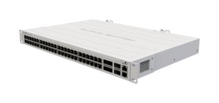Превключвател за управление, 48 x Gigabit, 4 x 10G SFP+, 2 x 40G QSFP+ - Mikrotik CRS354-48G-4S+2Q+RM