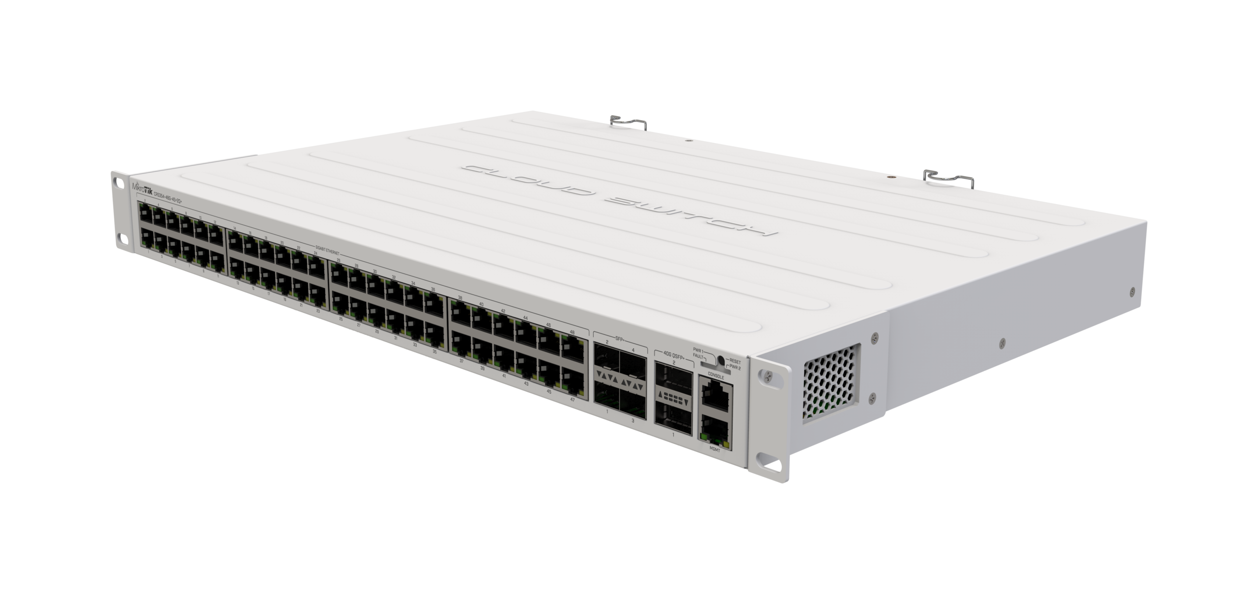 Превключвател за управление, 48 x Gigabit, 4 x 10G SFP+, 2 x 40G QSFP+ - Mikrotik CRS354-48G-4S+2Q+RM Превключвател за управление, 48 x Gigabit, 4 x 10G SFP+, 2 x 40G QSFP+ - Mikrotik CRS354-48G-4S+2Q+RM
