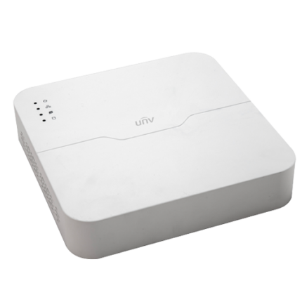 Uniview NVR301-04LS3-P4 4-Канален 4K NVR 4xPoE Long Range H.265 VCA