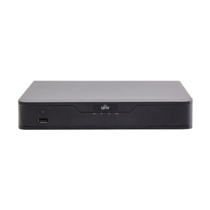 Uniview NVR301-08S3 8-Канален 8MP 4K Мрежови Видеорекордер H.265 VCA