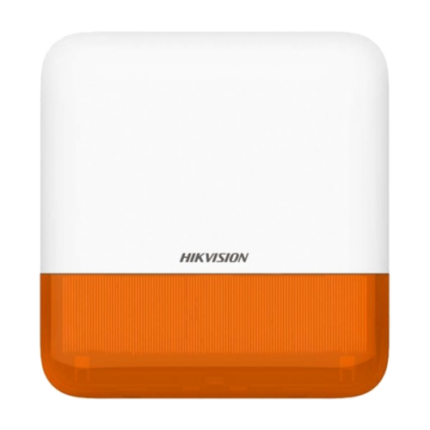 Hikvision DS-PS1-E-WE-O AX PRO Външна Сирена 110dB с Оранжева Светкавица