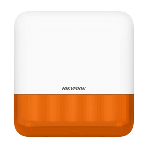 Hikvision DS-PS1-E-WE-O AX PRO Външна Сирена 110dB с Оранжева Светкавица
