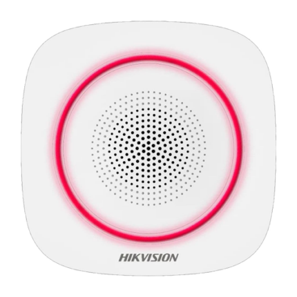 Hikvision DS-PS1-I-WE-R AX PRO Безжична Сирена 110dB 868Mhz 1.6км Обхват