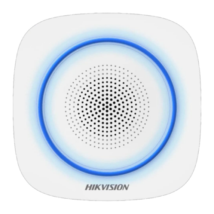 Hikvision DS-PS1-I-WE-B AX PRO Безжична Сирена 110dB 868Mhz със Синя Светлина