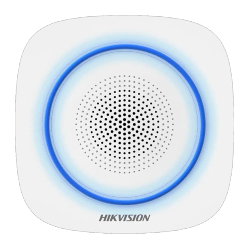 Hikvision DS-PS1-I-WE-B AX PRO Безжична Сирена 110dB 868Mhz със Синя Светлина