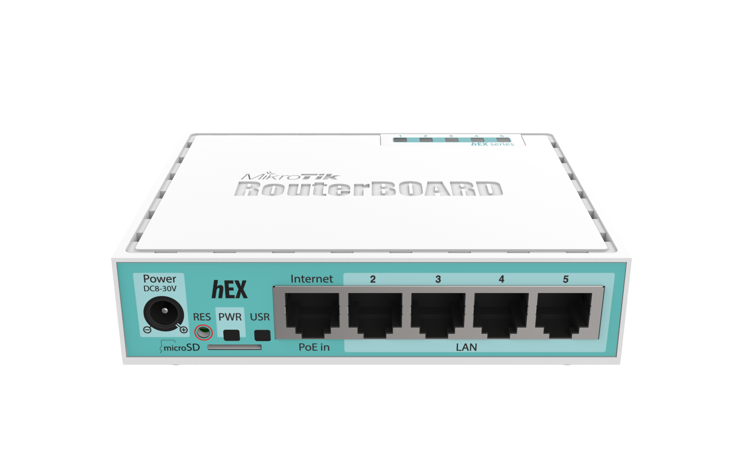 Рутер hEX, 5 x Gigabit, RouterOS L4 - Mikrotik RB750Gr3 Рутер hEX, 5 x Gigabit, RouterOS L4 - Mikrotik RB750Gr3