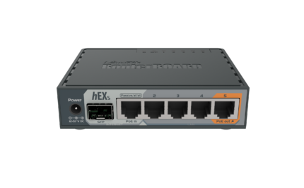 Рутер hEX S, 5 x Gigabit, 1 SFP+, RouterOS L4 - Mikrotik RB760iGS