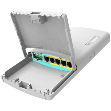Външен рутер PowerBox Pro, 5 x Gigabit 4 PoE, 1 x SFP, RouterOS L4 - Mikrotik RB960PGS-PB