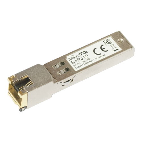 RJ45 SFP+ модул 10/100/1000M/2.5G/5G/10G - Mikrotik S+RJ10 RJ45 SFP+ модул 10/100/1000M/2.5G/5G/10G - Mikrotik S+RJ10