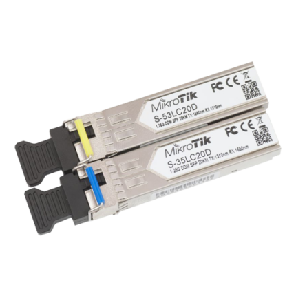 Чифт SFP модули, S-35LC20D + S-53LC20D - Mikrotik S-3553LC20D