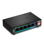 PoE Суич TRENDnet TPE-LG50 с 4 PoE+ Порта и Обхват 200м
