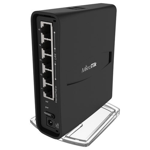 hAP ac², 5 x Gigabit, 802.11b/g/n 2.4 Ghz, 802.11an/ac 5 GHz, USB - MikroTik RBD52G-5HacD2HnD-TC