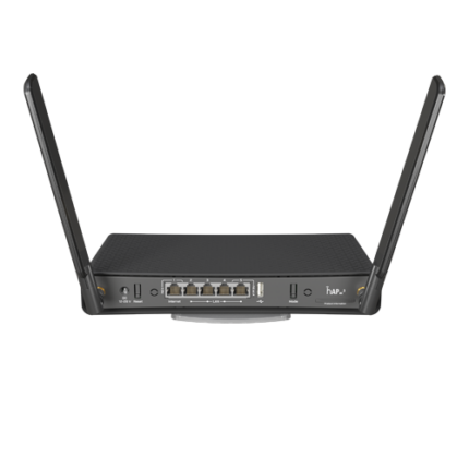 hAP acÂ³, 5 x Gigabit, 1 x PoE, 802.11b/g/n 2.4Ghz, 802.11ac 5Ghz, външни антени 3dBi 2.4GHz, 5.5dBi 5GHz - MikroTik RBD53iG-5HacD2HnD