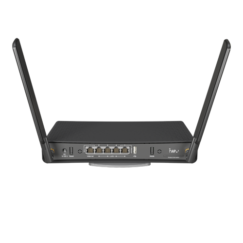 hAP ac³, 5 x Gigabit, 1 x PoE, 802.11b/g/n 2.4Ghz, 802.11ac 5Ghz, външни антени 3dBi 2.4GHz, 5.5dBi 5GHz - MikroTik RBD53iG-5HacD2HnD hAP ac³, 5 x Gigabit, 1 x PoE, 802.11b/g/n 2.4Ghz, 802.11ac 5Ghz, външни антени 3dBi 2.4GHz, 5.5dBi 5GHz - MikroTik RBD53iG-5HacD2HnD