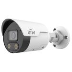 Uniview IPC2124SB-ADF28KMC-I0 4MP IP Bullet Камера Активна Защита IR 30m Двупосочно Аудио PoE SD