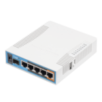 hAP ac, 5 x Gigabit, 802.11b/g/n 2.4Ghz, 802.11ac 5GHz, SFP, USB - MikroTik RB962UiGS-5HacT2HnT