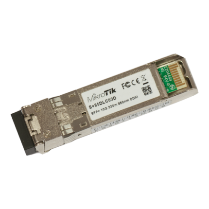 SFP+ 10G MM 300m 850nm модул с двоен LC-конектор - Mikrotik S+85DLC03D