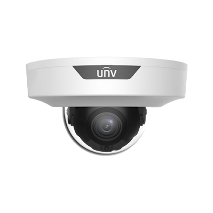 Uniview IPC354SB-ADNF28K-I0 4MP LightHunter IP Куполна Камера True WDR IR 30m Mic Alarm PoE SD VCA