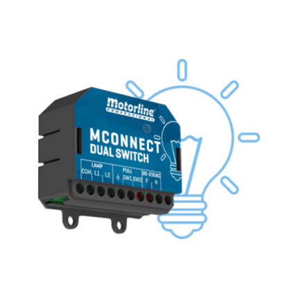Режим на управление на светлината - MOTORLINE MCONNECT-DUAL-SWITCH