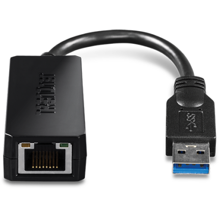 TRENDnet TU3-ETG USB 3.0 към Gigabit Ethernet RJ-45 Адаптер