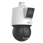 Uniview IPC94144SFW-X25-F40C 2x4MP LightHunter Двуобективна PTZ IP Камера 25X Зум IR 100m WL 30m AutoTracking Активна Защита PoE