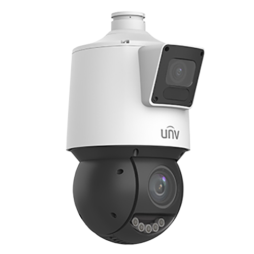 Uniview IPC94144SFW-X25-F40C 2x4MP LightHunter Двуобективна PTZ IP Камера 25X Зум IR 100m WL 30m AutoTracking Активна Защита PoE Uniview IPC94144SFW-X25-F40C 2x4MP LightHunter Двуобективна PTZ IP Камера 25X Зум IR 100m WL 30m AutoTracking Активна Защита PoE