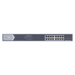 Hikvision DS-3E1518P-SI 16-Портов Gigabit Смарт PoE Суич 2xSFP 300м 225W