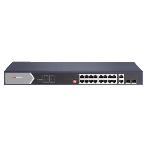 Hikvision DS-3E0520HP-E 16P Gbit Hi-PoE Суич 4xHiPoE 12xPoE+ 4xUplink