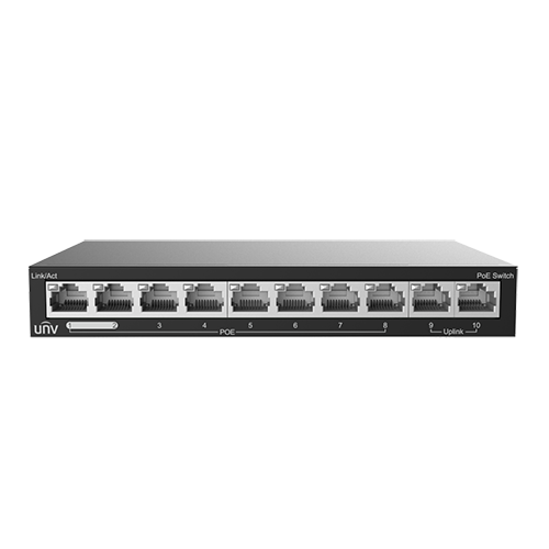 Uniview NSW2020-10T-POE-IN 10-Портов PoE Суич 8xPoE 88W Extend 250m Uniview NSW2020-10T-POE-IN 10-Портов PoE Суич 8xPoE 88W Extend 250m