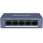 Hikvision DS-3E0105-O Суич 5 порта 10/100 Mbps Метален Корпус
