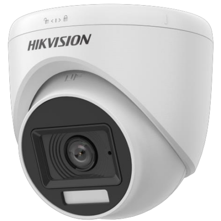 Hikvision DS-2CE76D0T-LPFS(2.8mm) — 2 MP вътрешна turret камера с микрофон