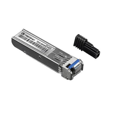 Едномодов симплексен LC SFP модул с двойна дължина на вълната, 1.25G, TX:1310nm/RX:1550nm, 10Km - TRENDnet TEG-MGBS10D3