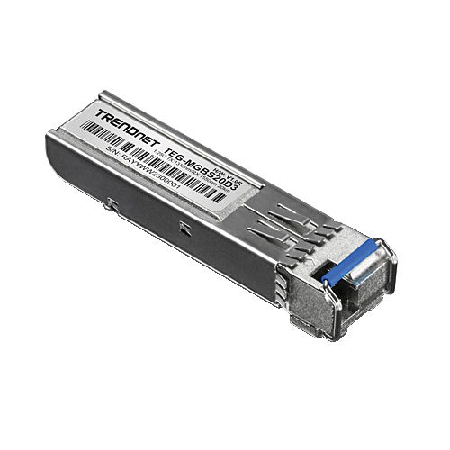 SFP модул с двойна дължина на вълната, едномодов симплекс LC, 1.25G, TX:1310nm/RX:1550nm, 20Km - TRENDnet TEG-MGBS20D3 SFP модул с двойна дължина на вълната, едномодов симплекс LC, 1.25G, TX:1310nm/RX:1550nm, 20Km - TRENDnet TEG-MGBS20D3