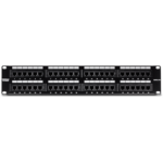 Пач панел 48 порта RJ45 UTP 19', Cat5/5e - TRENDnet TC-P48C5E
