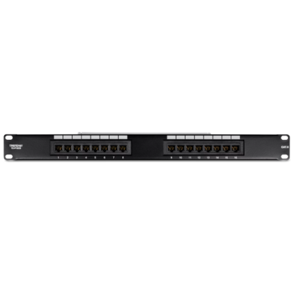 Пач панел 16 порта RJ45 UTP, Cat6 - TRENDnet TC-P16C6