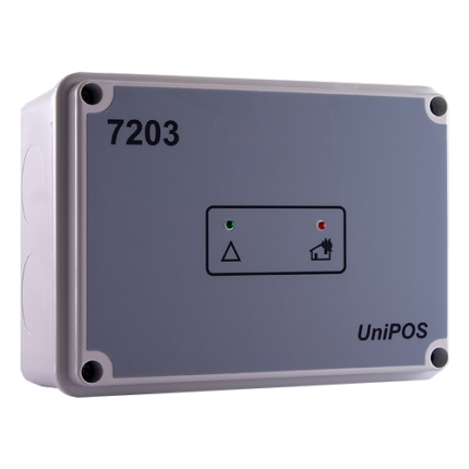 Адресируем команден модул UniPOS FD7203 3 входа 6 изхода