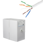 Мрежов кабел eRaya NET5EUT-305 Cat5e 100% мед 305m — кутия от 305 м