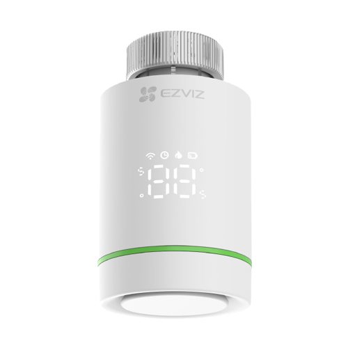 Смарт термостат EZVIZ CS-T55-R100-G за радиатор Wi-Fi Смарт термостат EZVIZ CS-T55-R100-G за радиатор Wi-Fi
