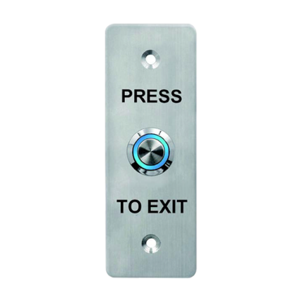 Бутон за изход CSAccess CSB-408LW Неръждаема стомана с LED IP65