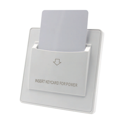 Икономайзер Mifare 13.56 MHz, бял, 110-220 V, 6000W CSH-MI-1356