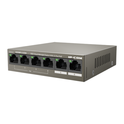 Управляем Суич IP-COM G2206P-4-63W с 4 PoE+ Порта