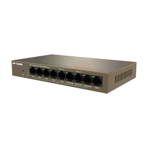IP-COM M20-8G-PoE Рутер 8-портов PoE Суич и AP Контролер IP-COM M20-8G-PoE Рутер 8-портов PoE Суич и AP Контролер