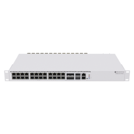 Превключвател за управление 20 RJ45 2.5 Gigabit, 2 x QSFP+, 4 x Combo (2.5 Gigabit или SFP+) - Mikrotik CRS326-4C+20G+2Q+RM