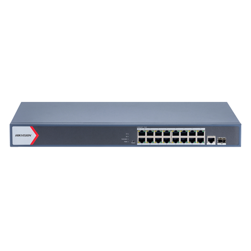 Hikvision DS-3E1518P-EI 16-Портов Gigabit Смарт PoE Суич Combo Uplink Hikvision DS-3E1518P-EI 16-Портов Gigabit Смарт PoE Суич Combo Uplink
