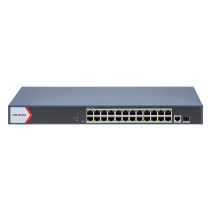 Hikvision DS-3E1526P-EI 24-Портов Gigabit Смарт PoE Суич Combo Uplink