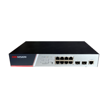 Hikvision DS-3E2510P 8-Портов L2 Управляем Gigabit PoE Суич 2xSFP 125W