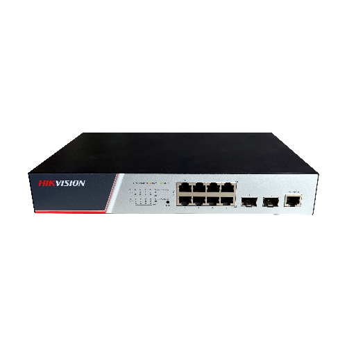 Hikvision DS-3E2510P 8-Портов L2 Управляем Gigabit PoE Суич 2xSFP 125W Hikvision DS-3E2510P 8-Портов L2 Управляем Gigabit PoE Суич 2xSFP 125W