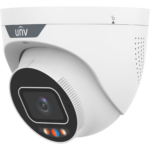Uniview IPC3638SS-ADF28KMC-I1 8MP 4K ColorHunter IP Куполна Камера Активна Защита WL/IR 30m Двупосочно Аудио PoE SD