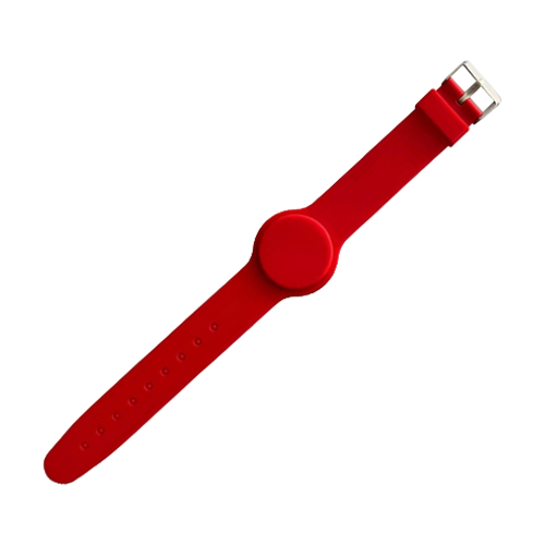 RFID гривна CSAccess CSW-MF13-R MIFARE 13.56MHz Червена